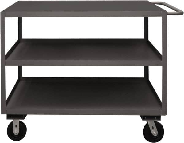 Service Utility Cart: Steel, Gray MPN:RSC-3048-3-3K-T