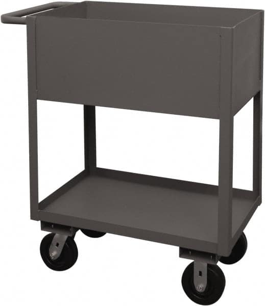 Service Utility Cart: Steel, Gray MPN:RSC12-1830-2-95