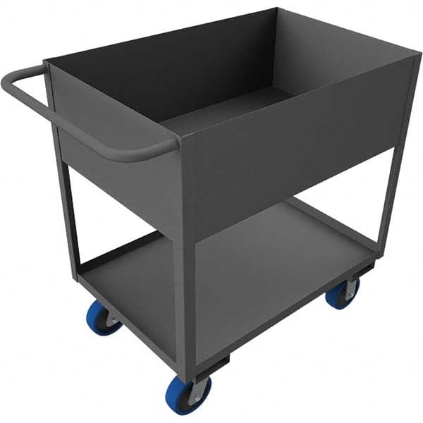 Mobile Utility Cart: Gray MPN:RSC12-2436-2-3.