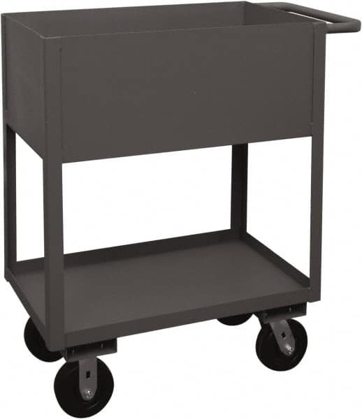 Service Utility Cart: Steel, Gray MPN:RSC12-2436-2-3.