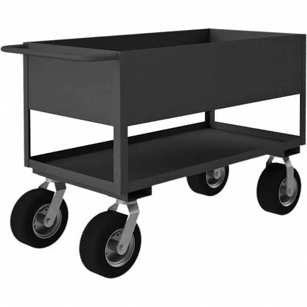 Heavy-Duty Service Utility Cart: Gray MPN:RSC12-244836-2-