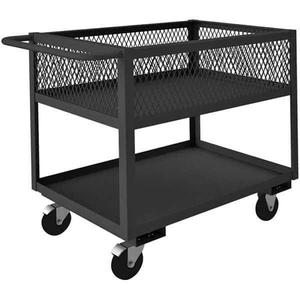 Heavy-Duty Service Utility Cart: Gray MPN:RSC12-EX1830-2-