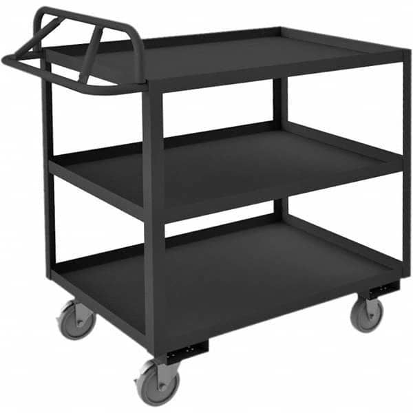 Service Utility Cart: Steel, Gray MPN:RSCE-304841-3-9