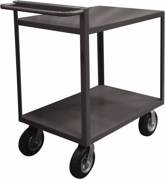 Service Utility Cart: Steel, Gray MPN:RSCR-2436-ALD-9