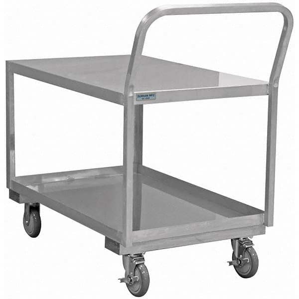 Mobile Utility Cart: Stainless Steel, Silver MPN:SLDO16243625PU