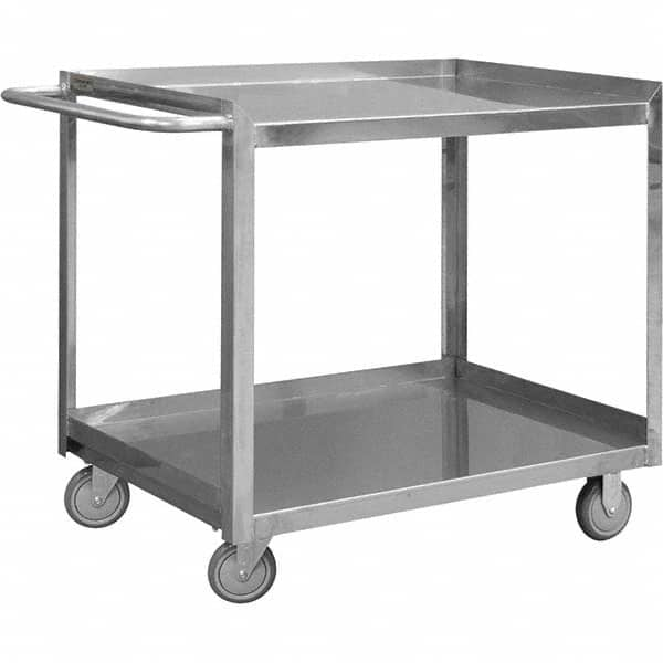 Mobile Utility Cart: Stainless Steel, Silver MPN:SRSC12016243FLD