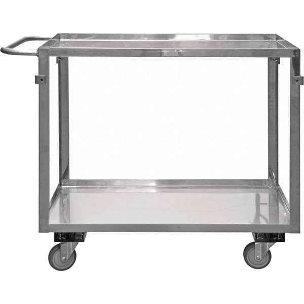 Mobile Utility Cart: Stainless Steel, Silver MPN:SRSC2022362ALU4