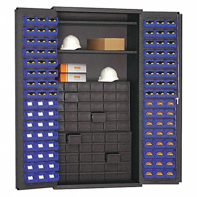 K4938 Bin Cabinet Gray 72 x36 x24 156BlBns MPN:3501-DLP-60DR11-96-2S5295