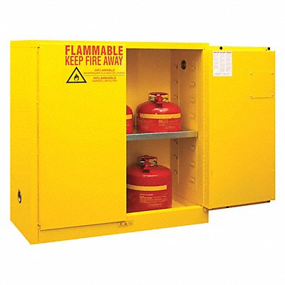 Flmmbl Sfty Cabinet Manual Door 30 gal. MPN:1030M-50