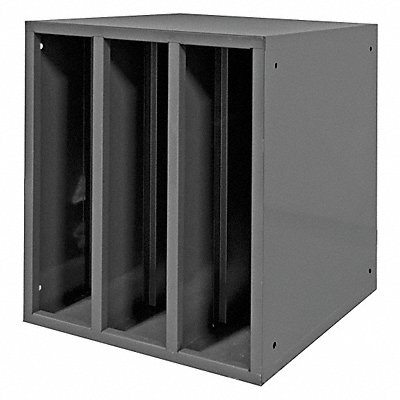 Storage Cabinet 3 Openings Gray Steel MPN:583-95