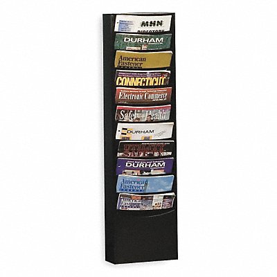 Literature Rack Compartment 11 Blk MPN:402-08