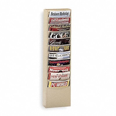 Magazine Wall Display Tan MPN:402-75