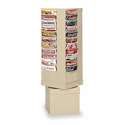 Magazine Display 44 Compartments Tan MPN:410-75