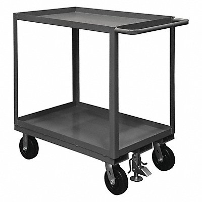 Cart Gray with 6 x 2 Phenolic Casters MPN:RSC-2448-2-2.4K-ALU-FL-95