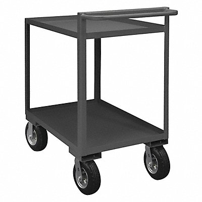 Cart Gray with 8 x3 Pneumatic Casters MPN:RSCR-2448-95