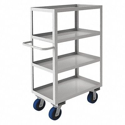 Metal Shelf Cart 1 200 lb SS MPN:SRSC1618304ALU6PU