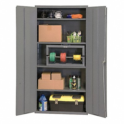 Storage Cabinet 72 x36 x24 Gray 4Shlv MPN:2501-4S-95