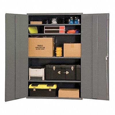 Storage Cabinet 84 x48 x24 Gray 4Shlv MPN:2504-4S-95