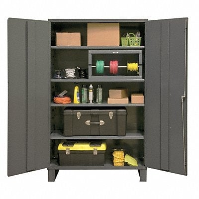 Storage Cabinet 78 x48 x24 Gray 4Shlv MPN:2505-4S-95