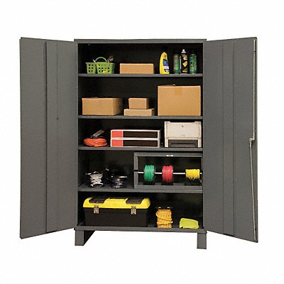 Storage Cabinet 84 x60 x24 Gray 4Shlv MPN:2506-4S-95