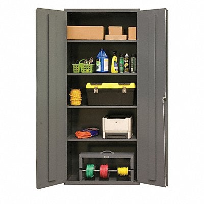 Storage Cabinet 84 x36 x18 Gray 4Shlv MPN:2603-4S-95