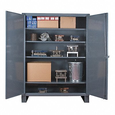 Storage Cabinet 78 x36 x18 Gray 4Shlv MPN:HDC-183678-4S95