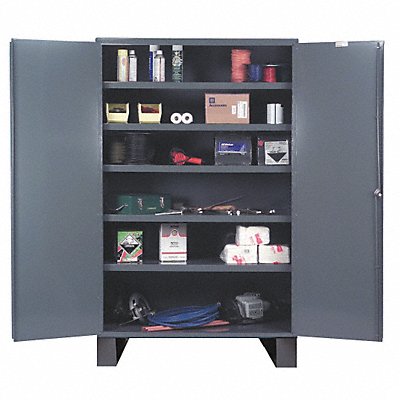 Storage Cabinet 78 x48 x24 Gray 5Shlv MPN:JC-482478-5S-95