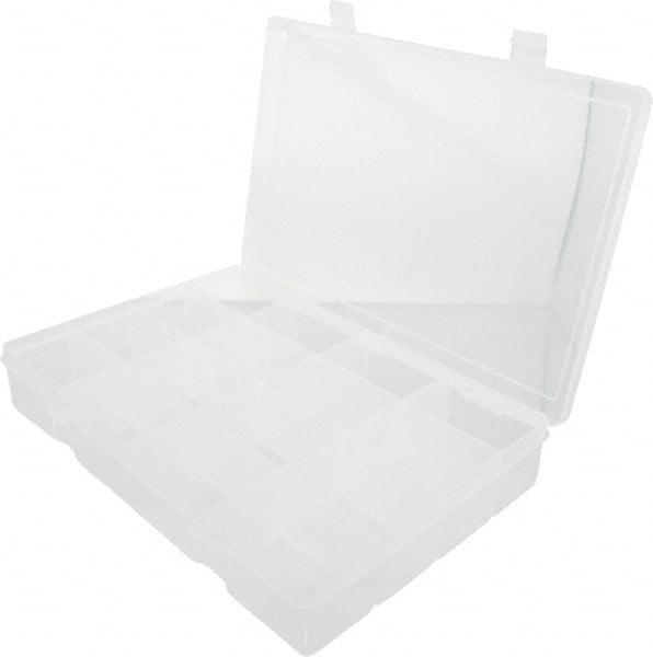 16 Compartment Clear Small Parts Compartment Box MPN:LP16-CLEAR