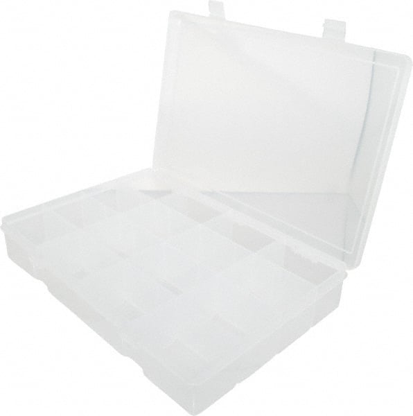 16 Compartment Clear Small Parts Compartment Box MPN:LP16-CLEAR