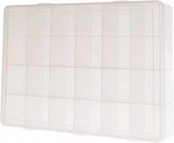 18 Compartment Clear Small Parts Compartment Box MPN:LP18-CLEAR