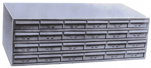 24 Drawer, Small Parts Steel Storage Cabinet MPN:007-95