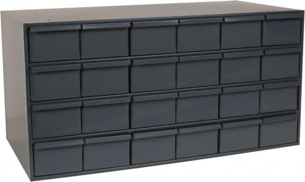 24 Drawer, Small Parts Steel Storage Cabinet MPN:033-95