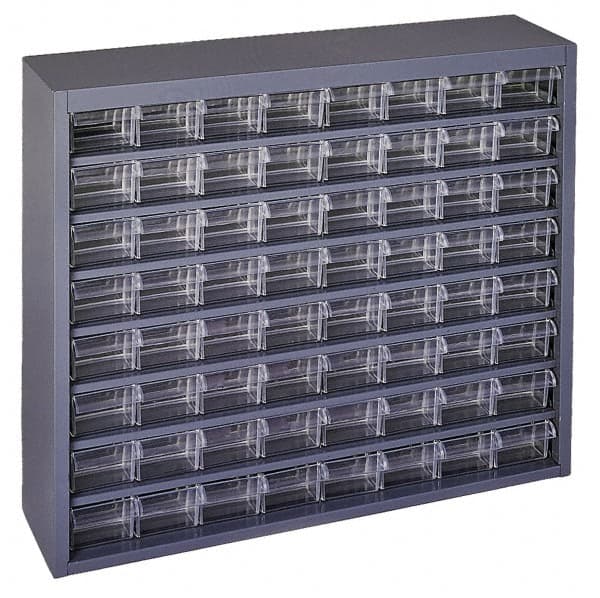 64 Drawer, Small Parts Steel Storage Cabinet w/Plastic Drawers MPN:317-95