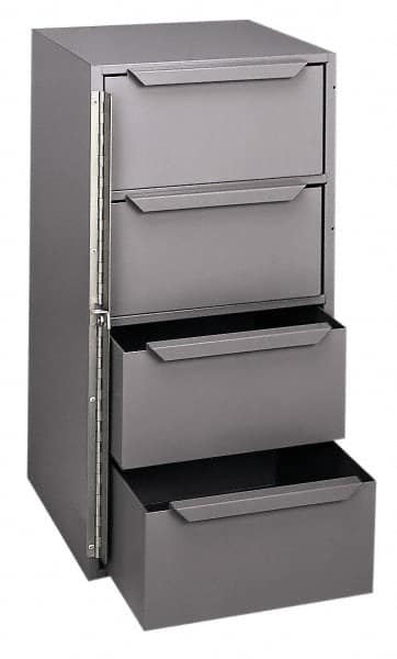 4 Drawer Small Parts Lockable Storage Cabinet MPN:610-95