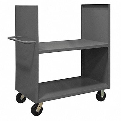 Stock Cart Heavy Duty 2 Shelf 48 X 30 MPN:2SPT-3048-2-2K-95