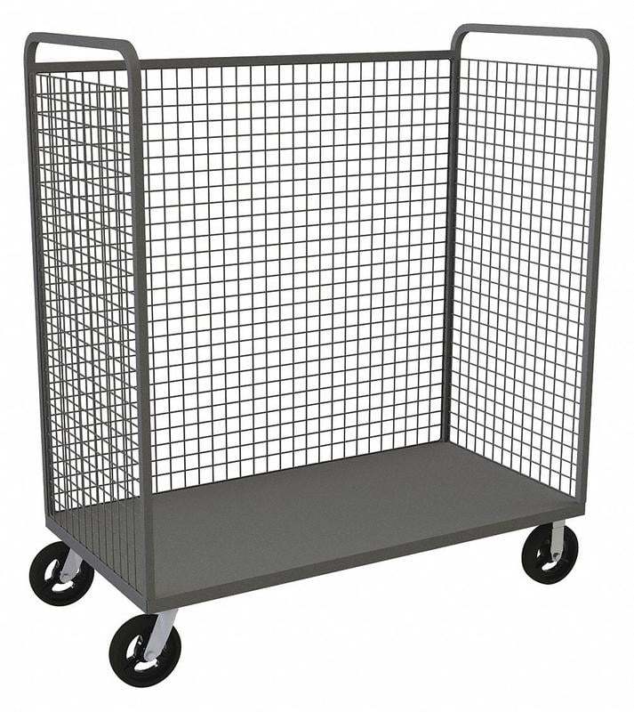 Wire Cart 30 Shelf Width 48 Shelf L MPN:W3ST-304868-1-8MR95