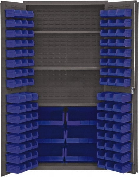 Bin Combination Lockable Storage & Welded Steel Storage Cabinet: 36