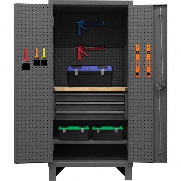 Pegboard Storage Cabinet: 24-1/8