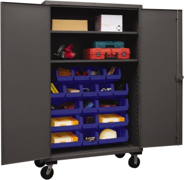 Combination Heavy-Duty & Steel Storage Cabinet: 48