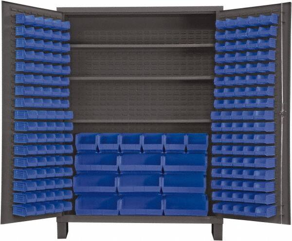 Bin Combination Lockable Storage & Welded Steel Storage Cabinet: 60