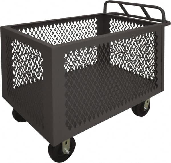 Steel Basket Truck: 2,000 lb Capacity MPN:4STE-EX-2436-95