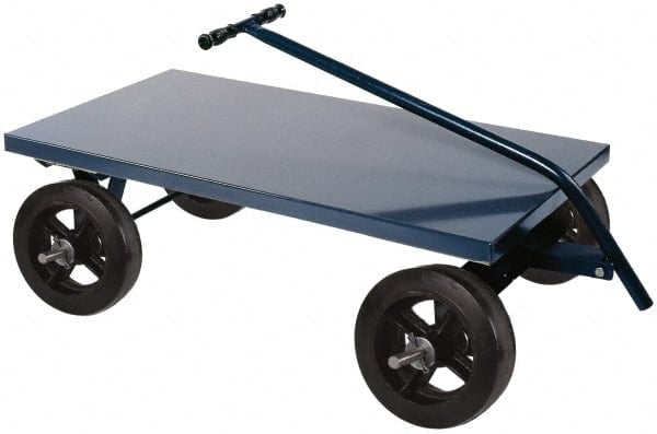 5th Wheel Wagon Truck: Solid, Cold-Rolled Steel Platform, 24