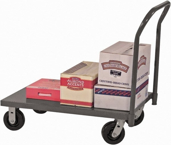 Platform Truck: 2,000 lb Capacity, Steel Deck, 30