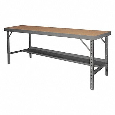 Adj. Work Table Particleboard 120 W 30 D MPN:WBF-TH-30120-95