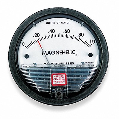 Pressure Gauge 0 to 3 In H2O MPN:2003