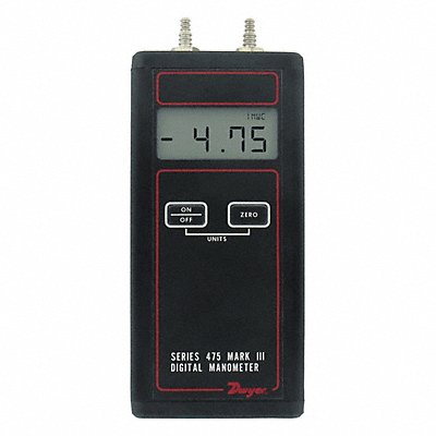 Handheld Digital Manometer 0 to 1 in wc MPN:475-000-FM