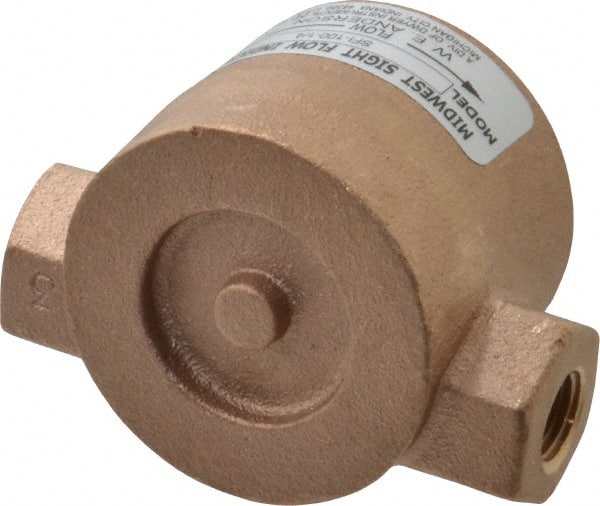 1/4 Inch, Bronze Body Sight Flow Indicator MPN:SFI-100-1/4