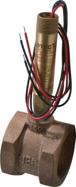 2,000 psi, Brass Housing, Dwyer Flowtect Flow Switch MPN:V6EPB-B-S-6-B