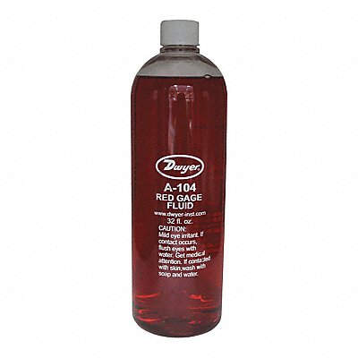 1 Qt Bottle Red Gauge Oil MPN:A-104