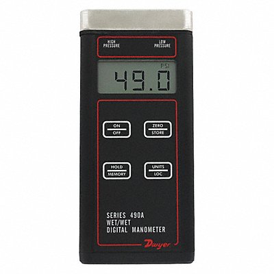 Digital Hydronic Manometer 15 psi MPN:490A-1